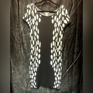 Carmen Marc Valvo Jersey Knit Dress Size Medium